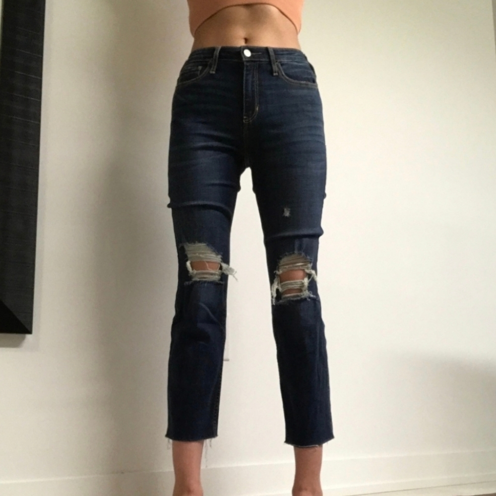 High-Rise Slim Straight